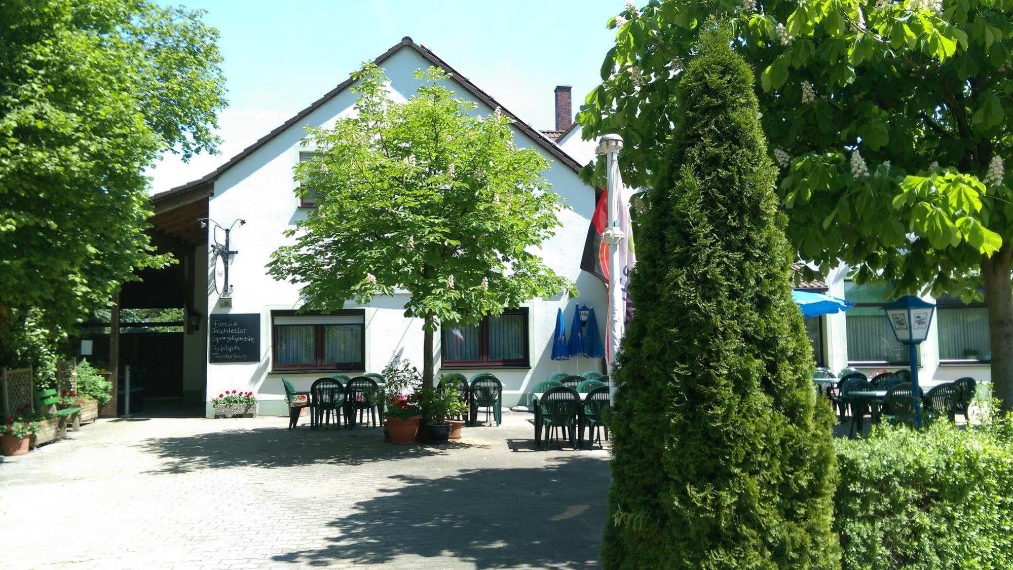 Gasthaus Pension Rezatgrund Windsbach Exterior photo